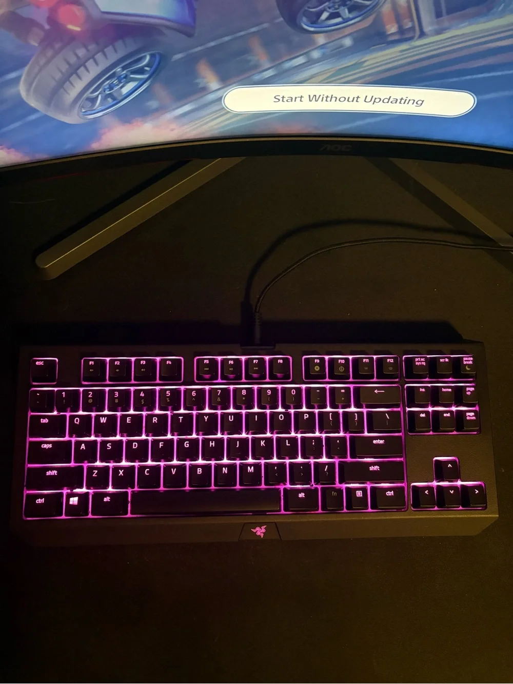 Razer BlackWidow TE Chroma V2 Mechanical Keyboard - Black